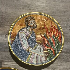Colorful Mosaic Wall Plate
